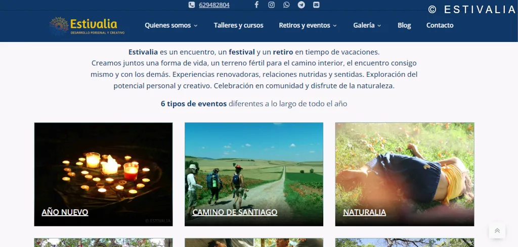 pagina web estivalia